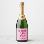Be Mine Wijn Label Sparkling Wijnetiket (Voorkant)