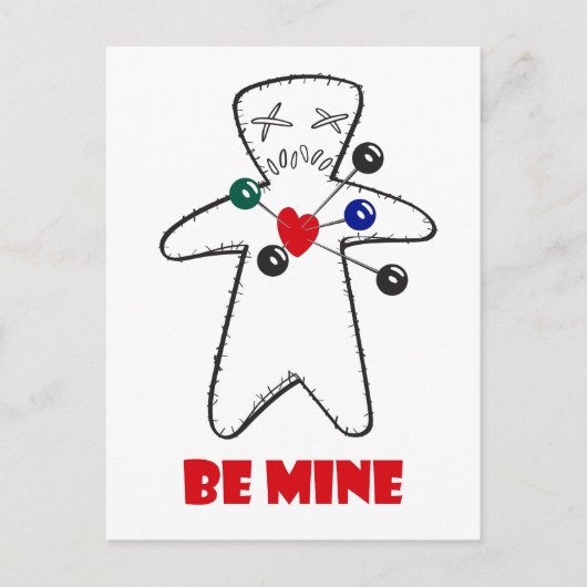 "Be Mine"-wijnpop Briefkaart (Voorkant)