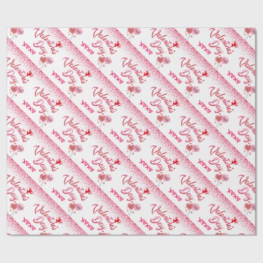 Be Mine Wrapping Paper Cadeaupapier (Vlak)