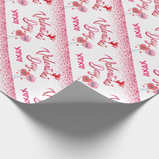Be Mine Wrapping Paper Cadeaupapier (Hoek)