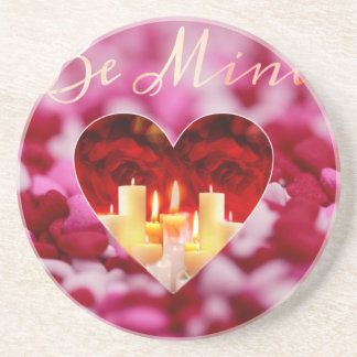 Be mine zandsteen onderzetters