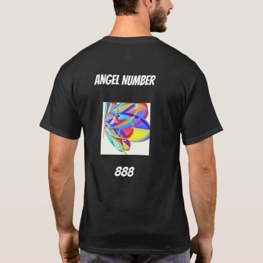 Be My Angel Number 888 T-shirt (Achterkant)