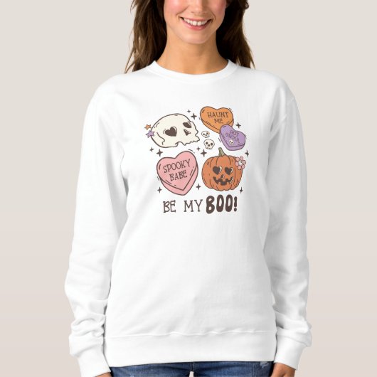 Be My Boo Halloween Sweatshirt (Voorkant)