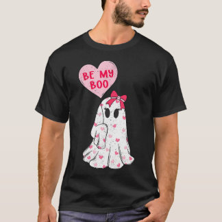 Be My Boo Schattigee Valentijnse Ghost Pink Valent T-shirt
