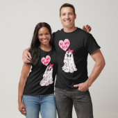 Be My Boo Schattigee Valentijnse Ghost Pink Valent T-shirt (Unisex)