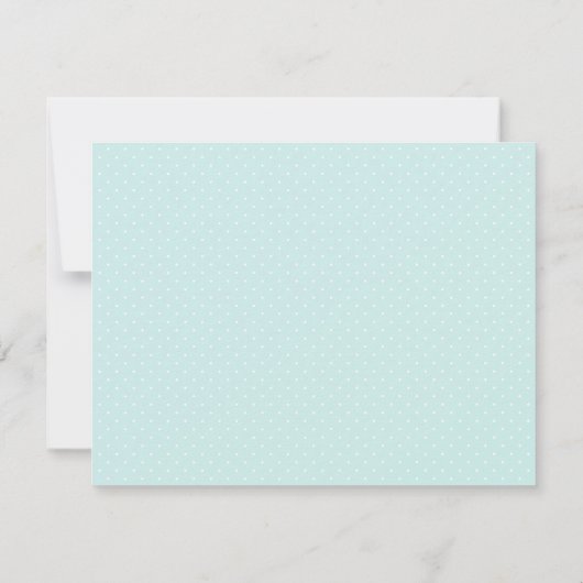 Be My Bridesmaid Aqua Diamond Ring Aangepaste naam Kaart (Achterkant)