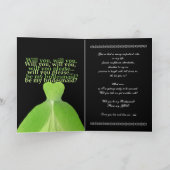 Be My Bridesmaid beroemd gemaakt door KELLY GREEN (Binnen)