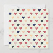 Be My Calico Valentijn Waterverf Cute Cats Feestdagenkaart (Achterkant)