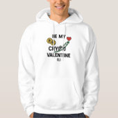 Be My Crypto Valentine Bitcoin Trader Hoodie (Voorkant)