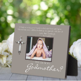 Be My Godmother Proposal Brown Memorial Photo Fotoplaat
