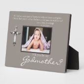 Be My Godmother Proposal Brown Memorial Photo Fotoplaat (Zijkant)