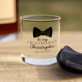Be My Groomsman Naam Wedding Whiskey Glass Whisky Glas