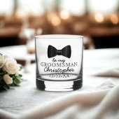 Be My Groomsman Naam Wedding Whiskey Glass Whisky Glas
