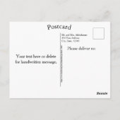 Be My Love Retro Heart Rose Biker Valentine   Briefkaart (Achterkant)