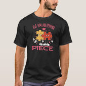Be my matching Piece Jigsaw Puzzle Valentine Humor T-shirt (Voorkant)