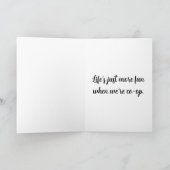 Be My Player Two Valentein Feestdagen Kaart (Binnen)