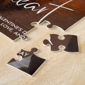 Be My Sweetheart Script Valentijn Foto Legpuzzel (Zijkant)