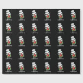 Be My Valen-thyme Funny Valentijn Pun Dark BG Cadeaupapier (Vlak)