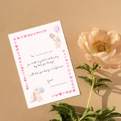 BE my valentijn ,Flat Holiday Kaart