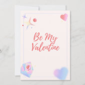 BE my valentijn ,Flat Holiday Kaart (Voorkant)