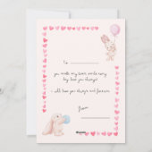 BE my valentijn ,Flat Holiday Kaart (Achterkant)