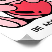 Be My Valentijn - Funny Valentijns's Gift Faildroi Poster (Hoek)