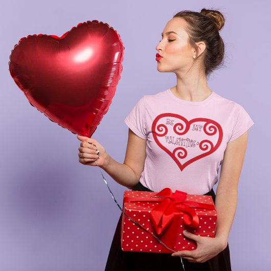 Be My Valentijn Heart Women's T-shirt