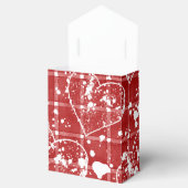 Be My Valentijn Red & White Heart Design Favoriete Bedankdoosjes (Geopend)