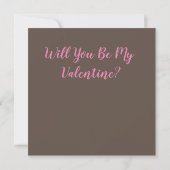 Be my Valentine (Achterkant)