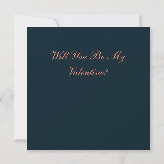 Be my Valentine (Achterkant)