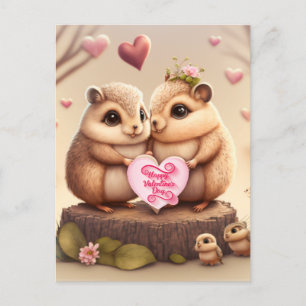 Be my Valentine Briefkaart