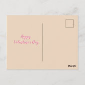 Be my Valentine Briefkaart (Achterkant)