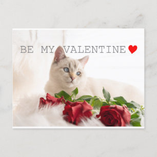 Be my Valentine Briefkaart