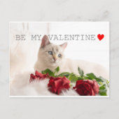 Be my Valentine Briefkaart (Voorkant)