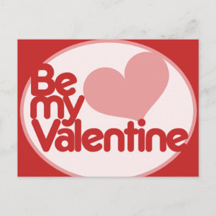 Be my Valentine Feestdagenkaart