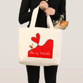 Be my Valentine Grote Tote Bag (Voorkant (product))