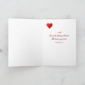 Be my Valentine Grow Old with Me Quote Cougar Feestdagen Kaart (Binnen)