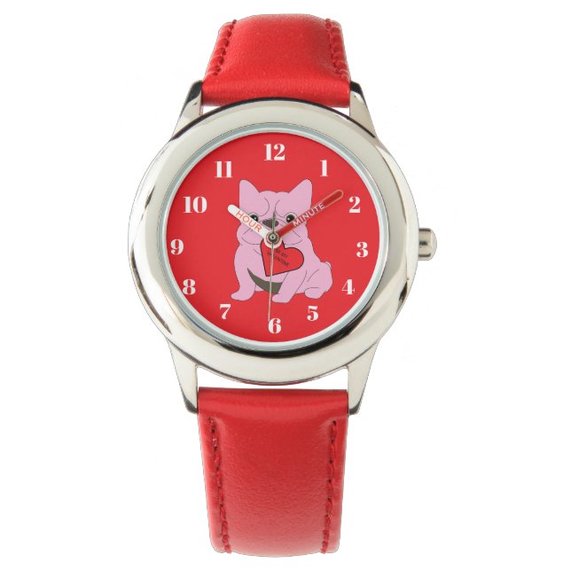 Be my valentine horloge (Voorkant)