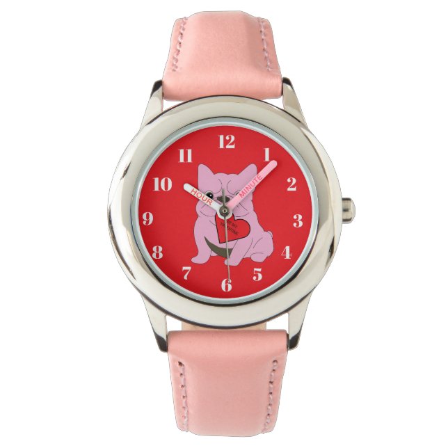 Be my valentine horloge (Voorkant)