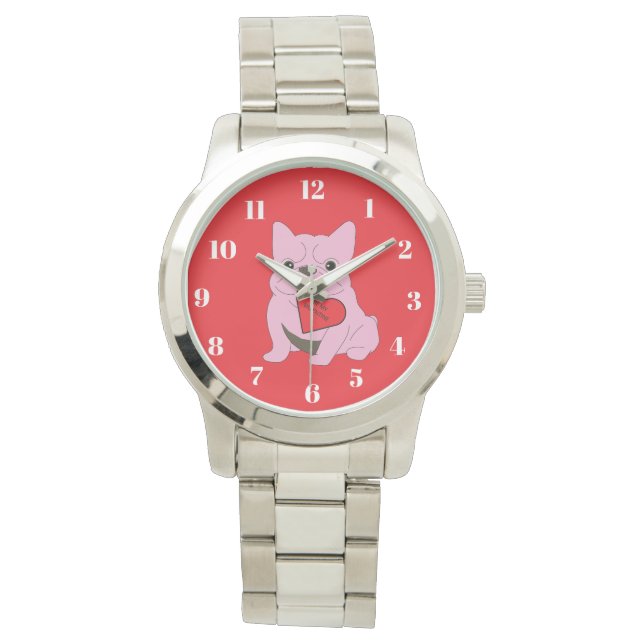 Be my valentine horloge (Voorkant)