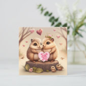 Be my Valentine Kaart (Staand voorkant)