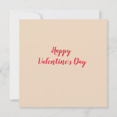 Be my Valentine Kaart (Achterkant)