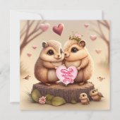 Be my Valentine Kaart (Voorkant)