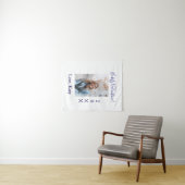Be my valentine love name purple year photo simple wandkleed (In Situ (horizontaal))