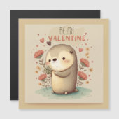 Be my Valentine Magnetische Uitnodiging (Voorkant / Achterkant)