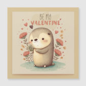 Be my Valentine Magnetische Uitnodiging (Voorkant)