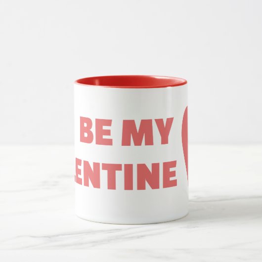 Be my Valentine Mok (Midden)