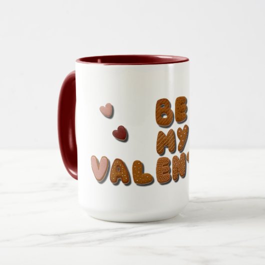 Be my Valentine Mok (Voorkant links)