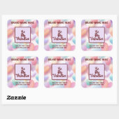 Be My Valentine Pastel Candle Soft Love Labels (Vel)