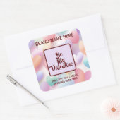 Be My Valentine Pastel Candle Soft Love Labels (Envelop)
